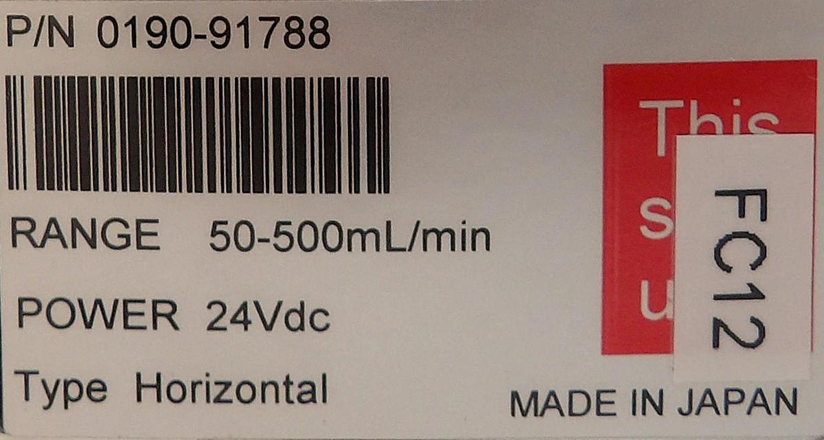 Used AMAT Applied Materials 0190-91788 Flow Controller 50-500mL/min Working