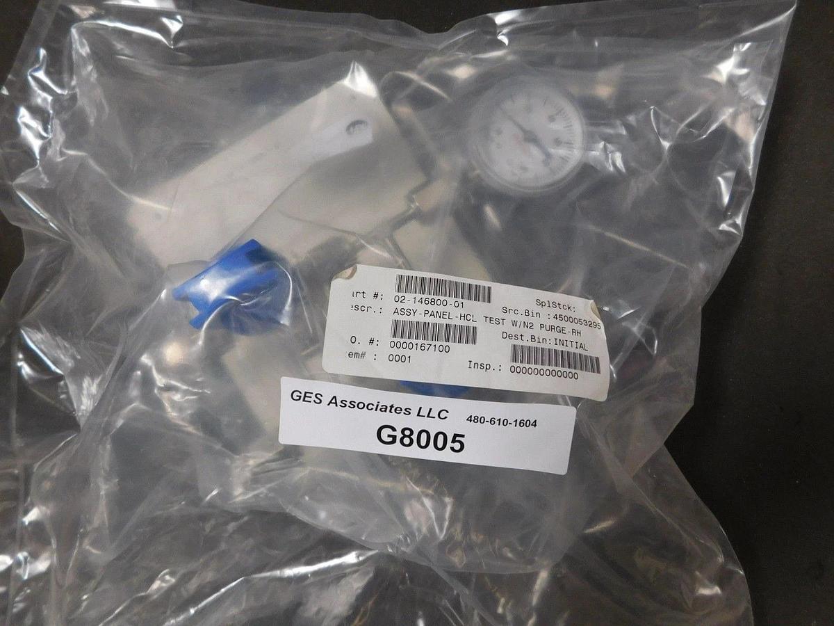 ASM 02-146800-01 ASSY-PANEL-HCL TEST W/N2 PURGE-RH New Surplus