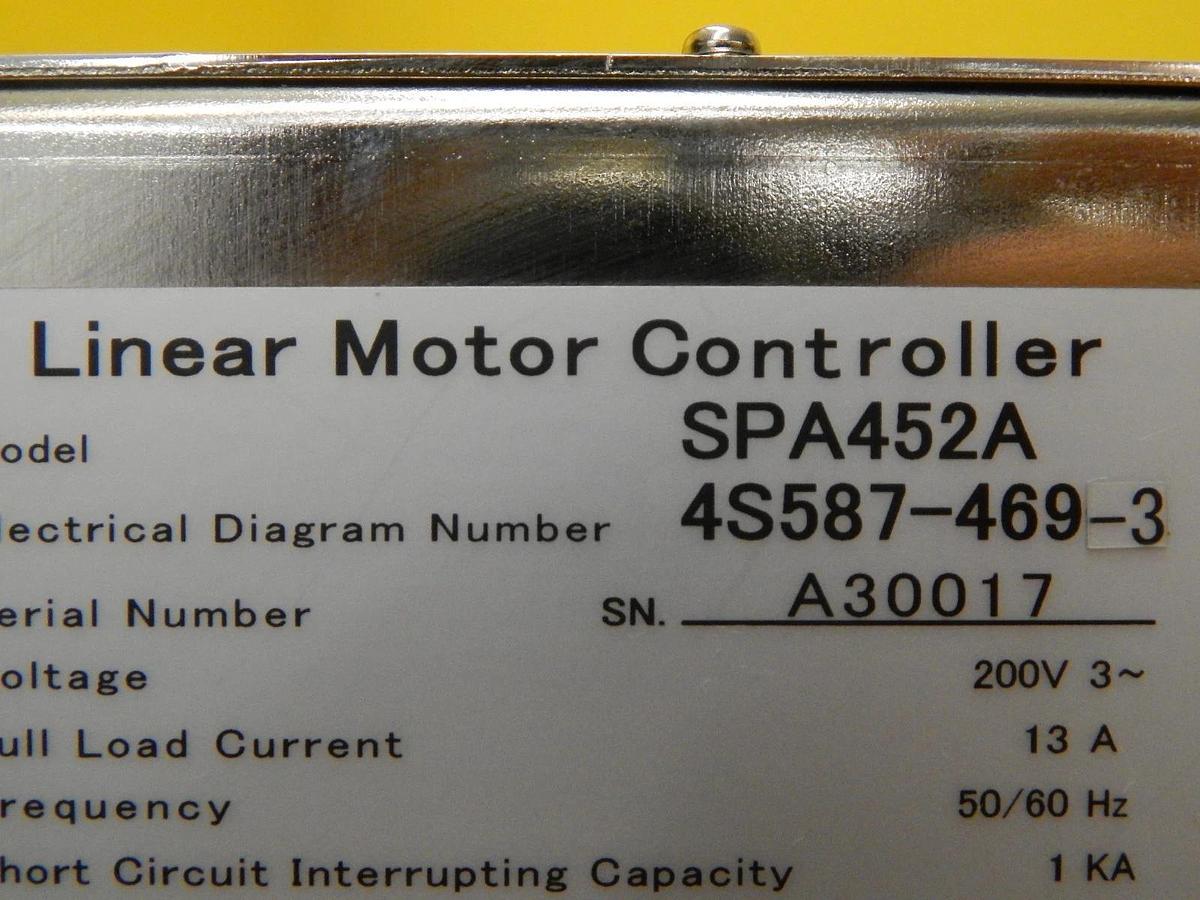 Used Nikon 4S587-469-3 WYL Linear Motor Controller SPA452A 4S013-373-1 NSR Working