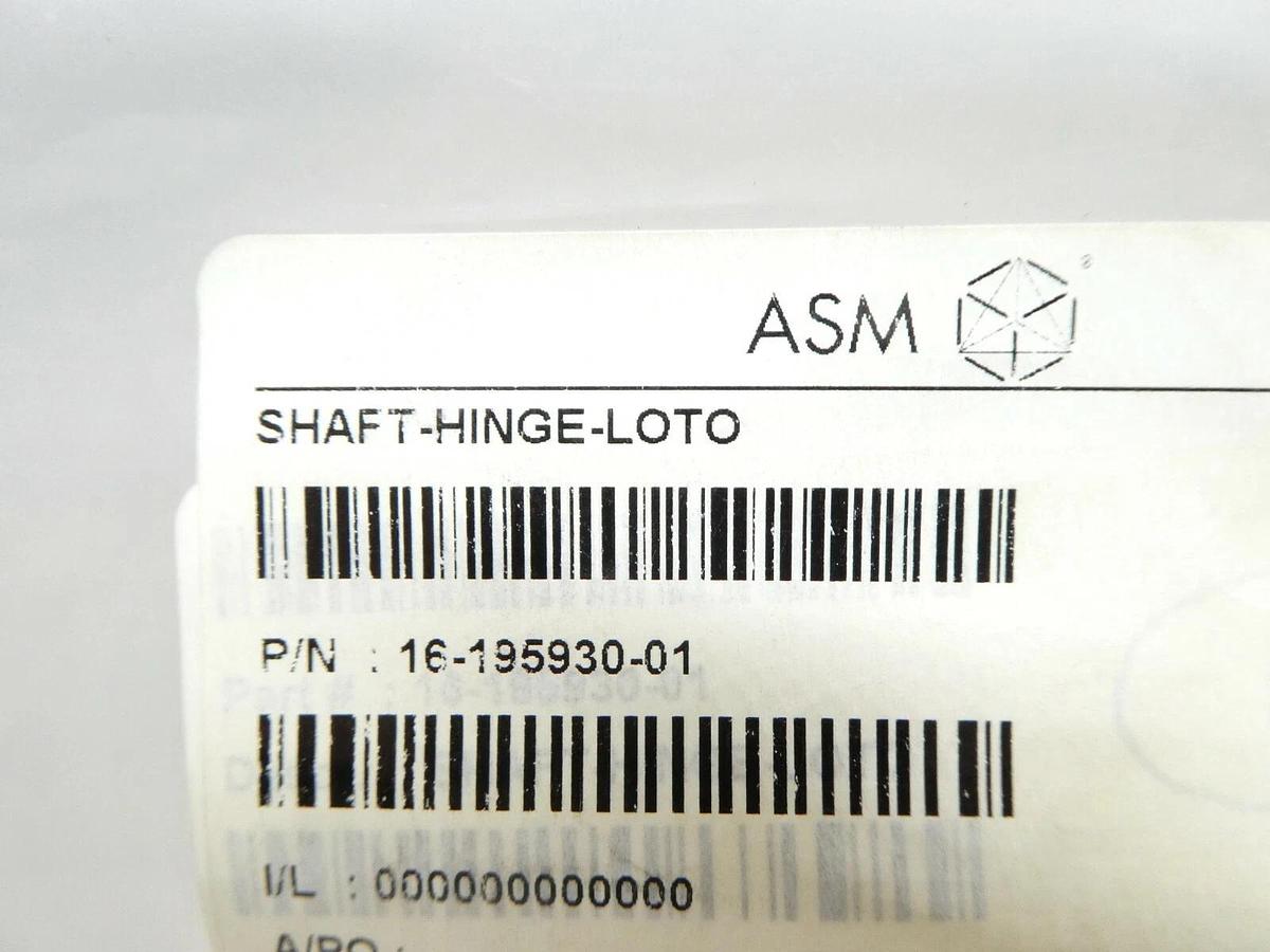 ASM Advanced Semiconductor Materials 16-195930-01 LOTO Hinge Shaft Lot of 2 New