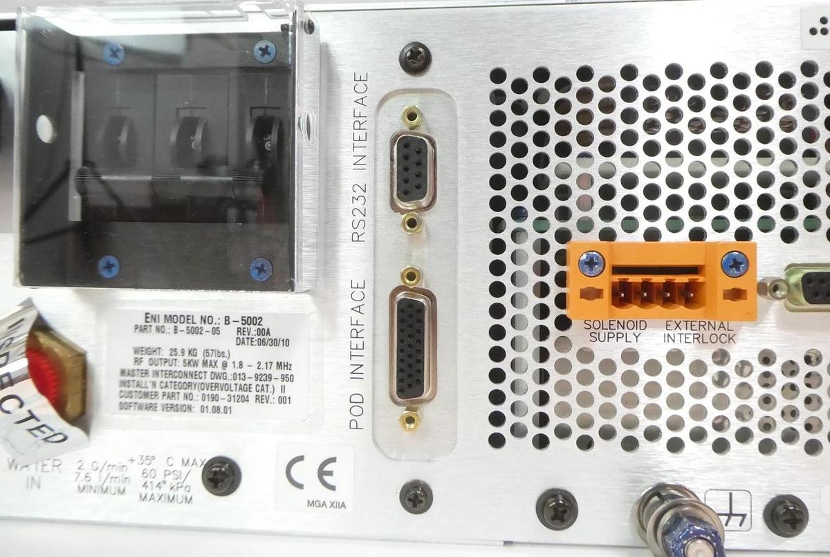 Spectrum B-5002 ENI Power Systems B-5002-05 RF Generator 1.8-2.17MHz MKS New