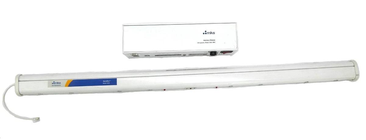 Used ION Systems 5200-IM6T-V3.0 Ionizer Bar Set MKS Instruments AeroBar 5225 Working