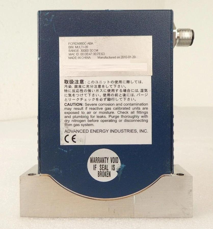 Used Aera FCPIDN980C-ABA Mass Flow Controller MFC Lot of 4 MGMR PI-980 PI-98 Working
