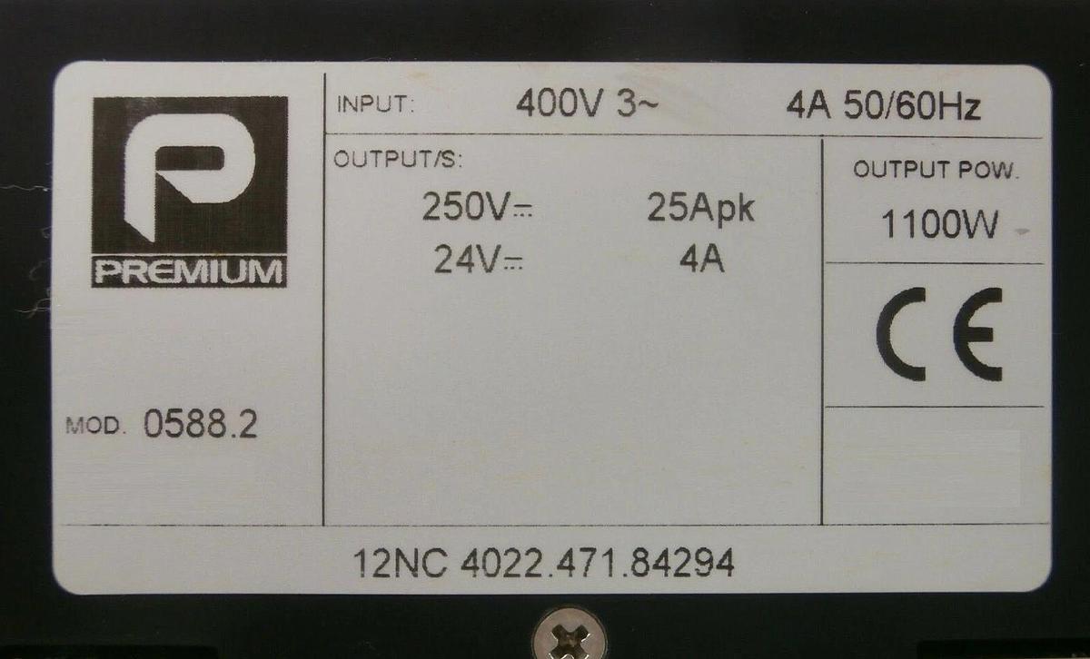 Used Premium 0588.2 Power Supply PCB Card ASML 4022.471.84294 SVG Working Spare
