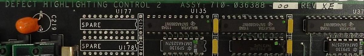 Used KLA Instruments 710-036388-00 Defect Highlighting Control 2 PCB Working Surplus