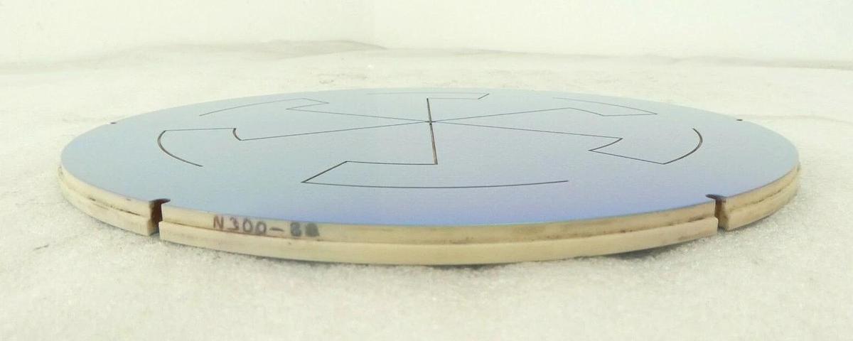 Used Novellus 15-118391-00 300mm Wafer Notch RF52 ESC Electrostatic Chuck Working