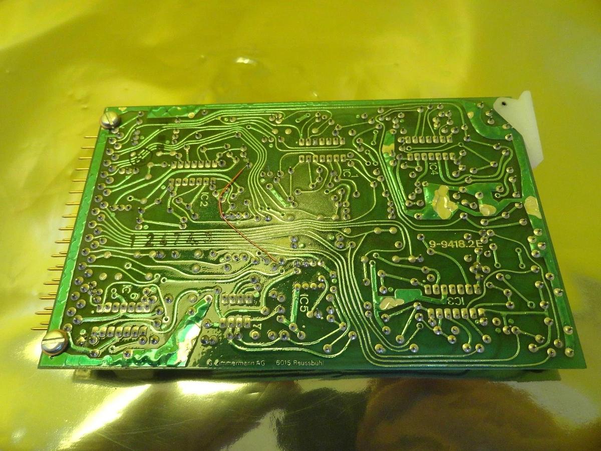Used Balzers BG 290 348 AU Measuring Amplifier PCB Card BG290348AU Used Working