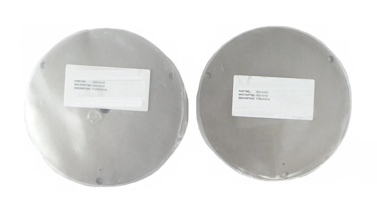 Refurbished AMAT Applied Materials 0020-24101 200mm Pedestal PCII Ti Lot of 2 Refurbished
