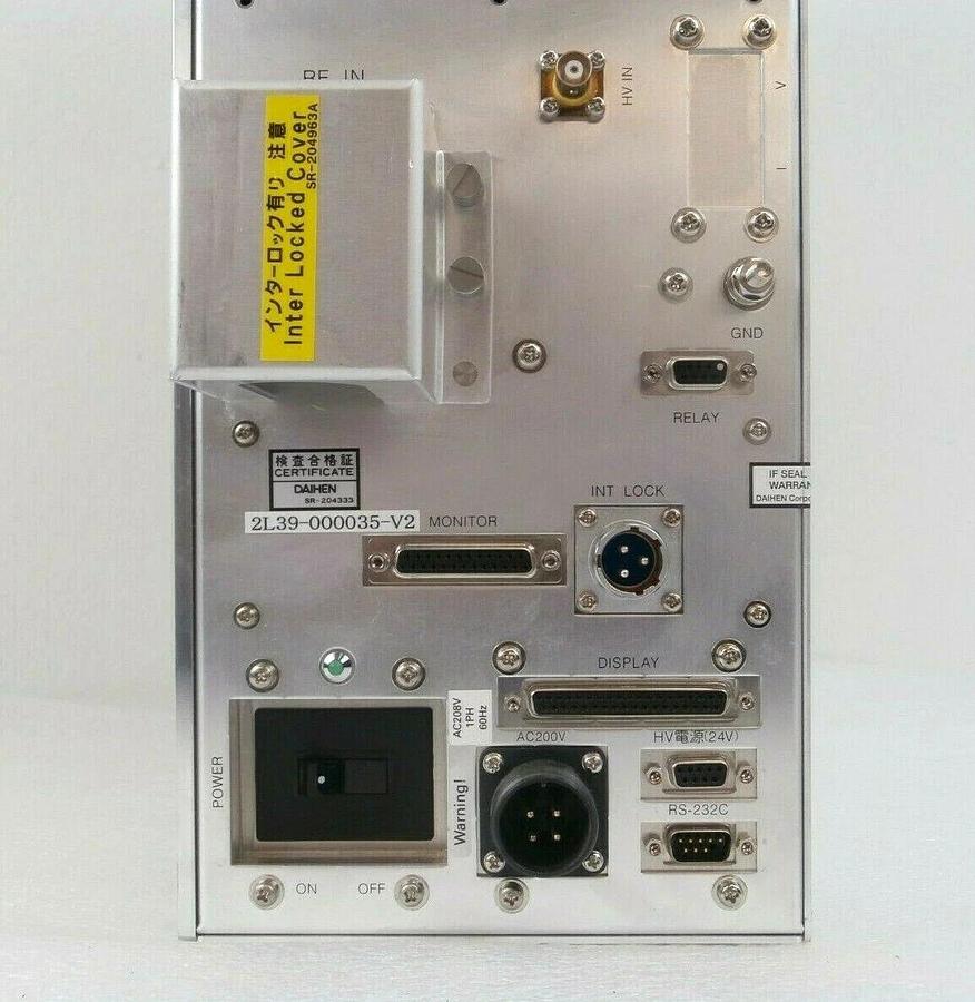 Used Daihen RMN-20E4-V RF Auto Matcher TEL Tokyo Electron 2L39-000035-V2 Working