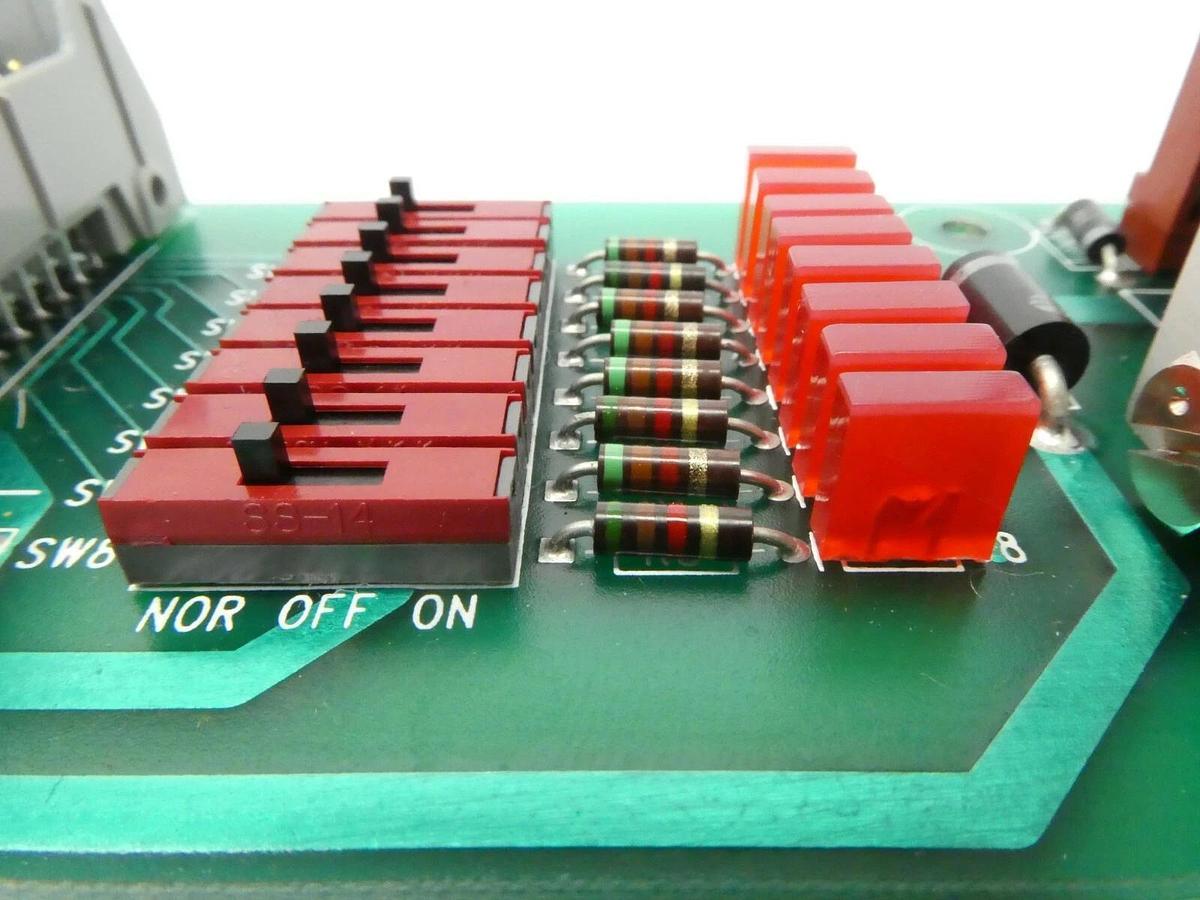 Used TECO Pneumatic DES375-010-8 6-Port Pneumatic Manifold Board PCB HA010E1 Working