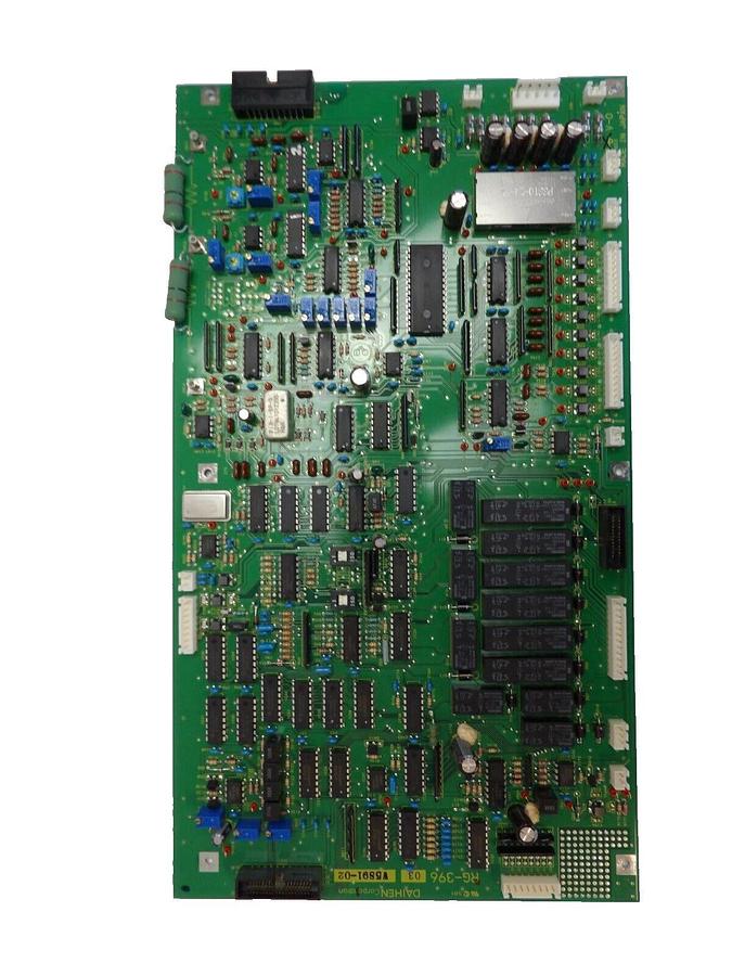 Used Daihen RG-396 RF Generator Interface PCB Assembly AGA-27C-V Working Surplus