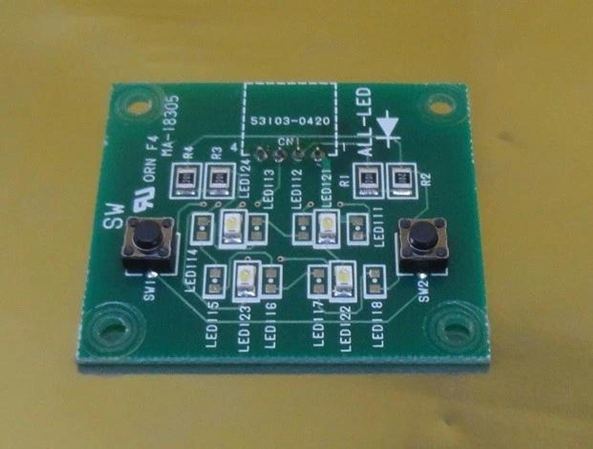 Used Shinko Electric MA-18305 LED Panel Board PCB SW 53103-0420 Used Working