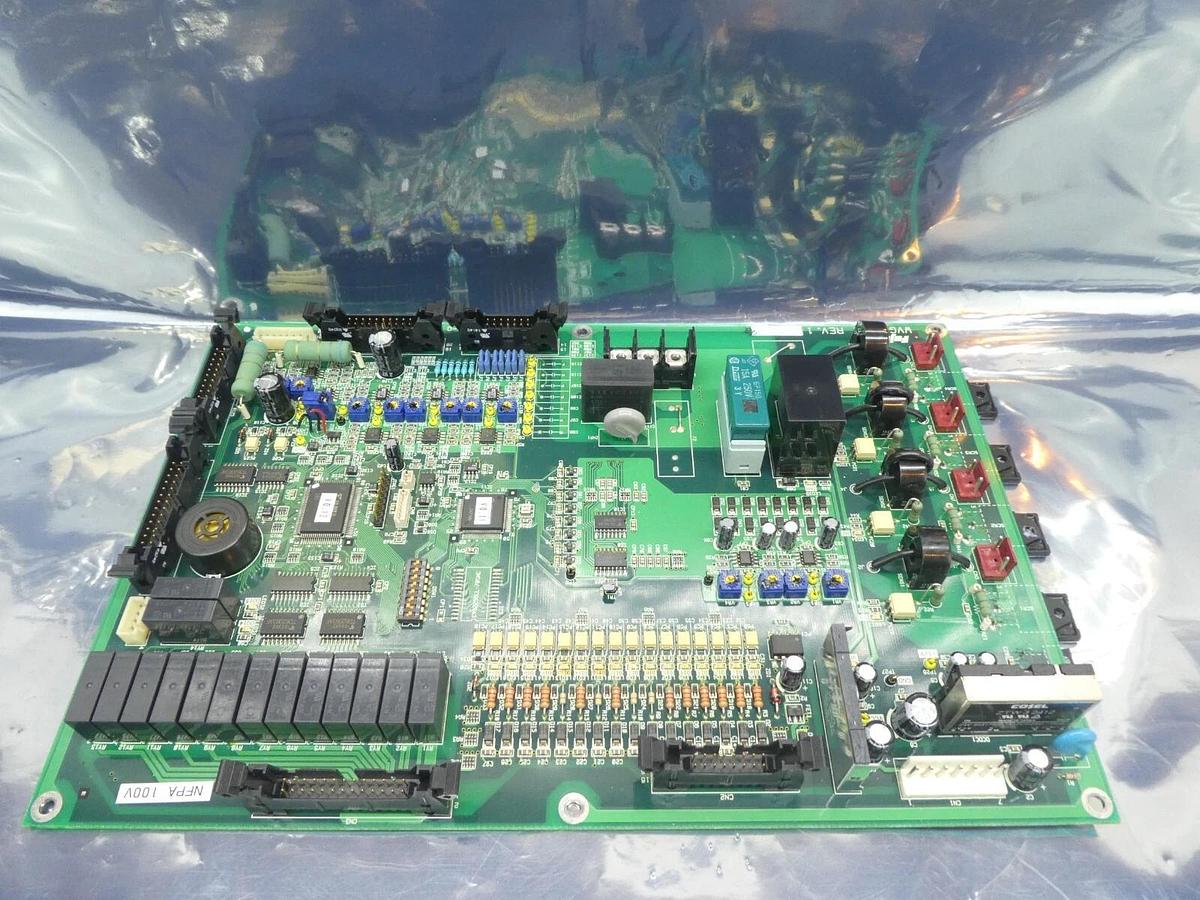 Used Fujikin WVG2-CNT Water Vapor Generator Control PCB Rev. 1 Working Surplus