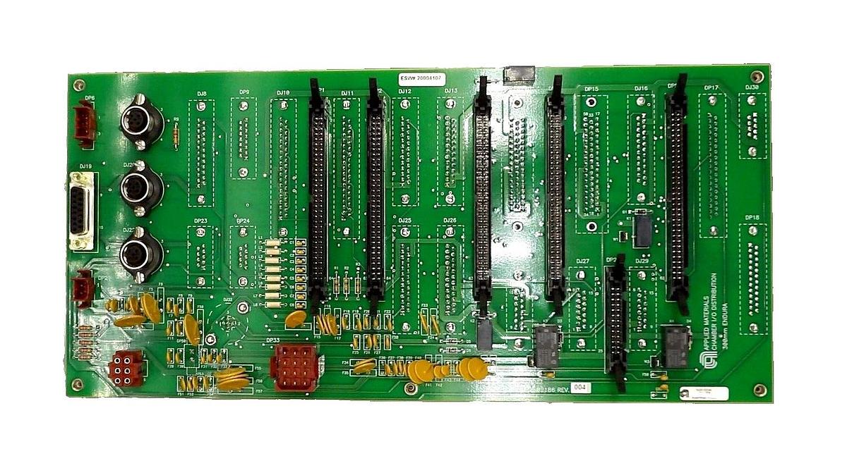 Used AMAT Applied Materials 0100-02186 Chamber I/O Distribution PCB Endura Working