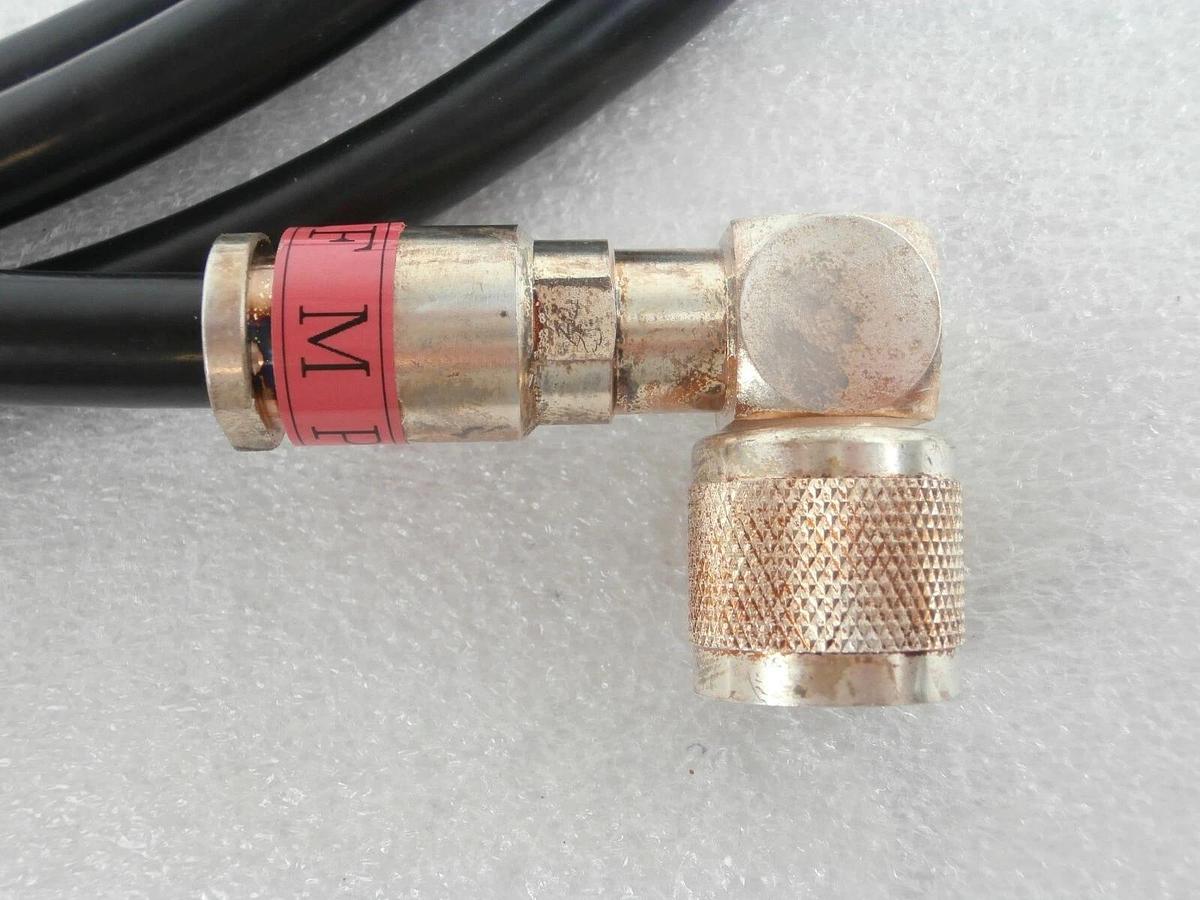 Used TEL Tokyo Electron 3S86-051844-11 RF Cable 10 Foot Trias Working Spare
