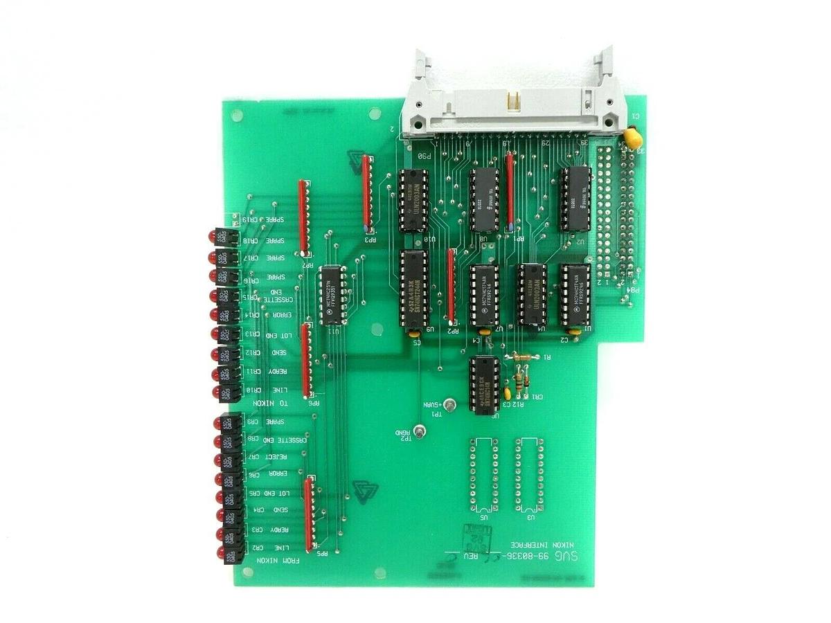 Used SVG Silicon Valley Group 99-80336-06 Nikon Interface PCB 90S Working Surplus
