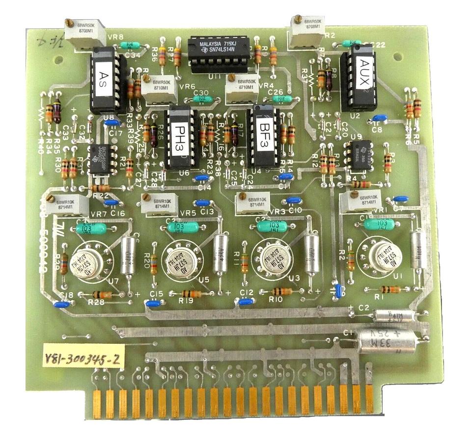 Used Varian V81-300345-2 Mass Flow PCB V08-500042 Working Surplus