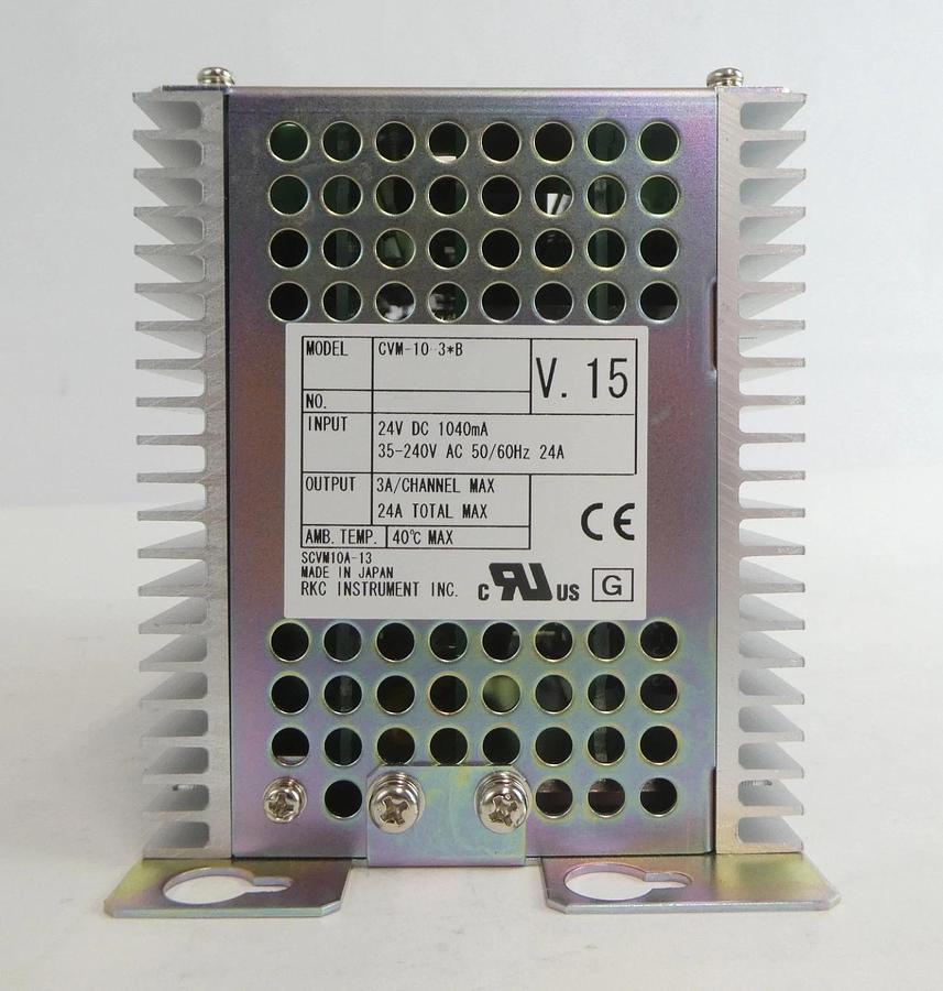 Used RKC Instrument CVM-10-3*B Power Supply Reseller Lot of 2 Working Surplus