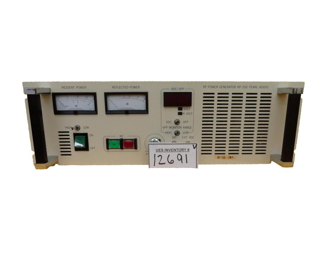 Used Pearl Kogyo RP-150-2MB RF Power Generator RP-150 Working Surplus