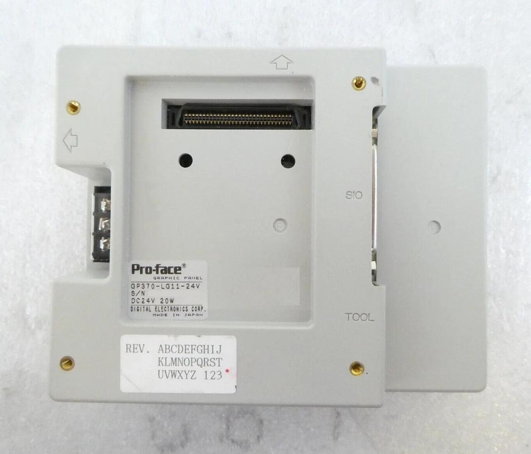 Used Digital Electronics GP370-LG11-24V Operator Interface Panel Pro-Face Working Sur