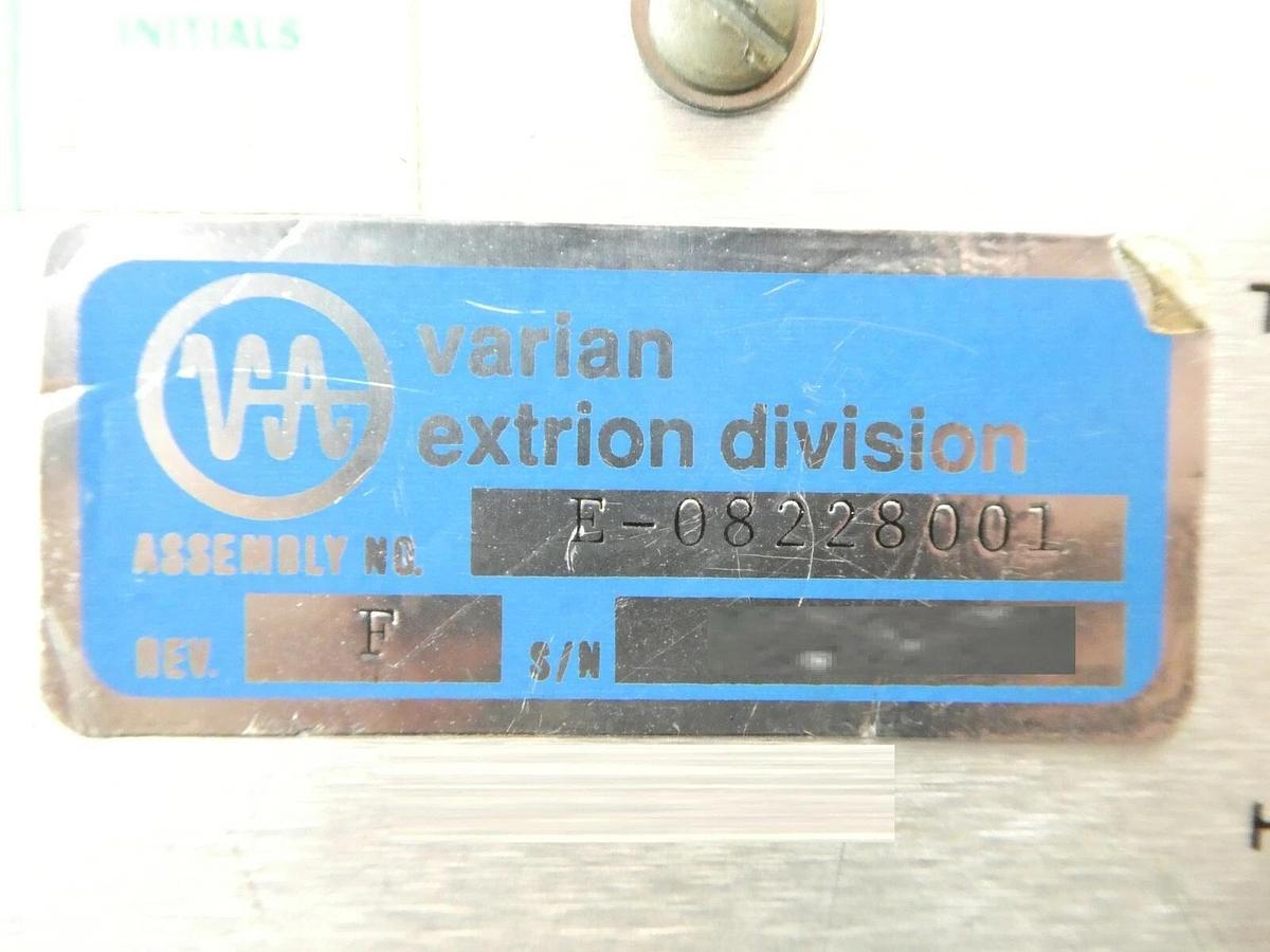 Used Varian Ion Implant Systems E-08228001 Vaporizer Power Supply Working Surplus