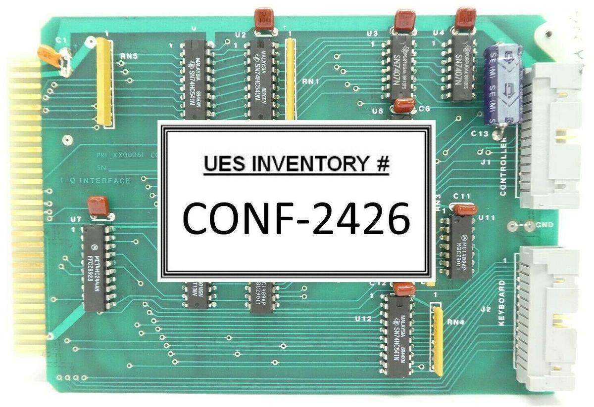 Used PRI Automation KX00061 I/O Interface Board PCB Working Surplus