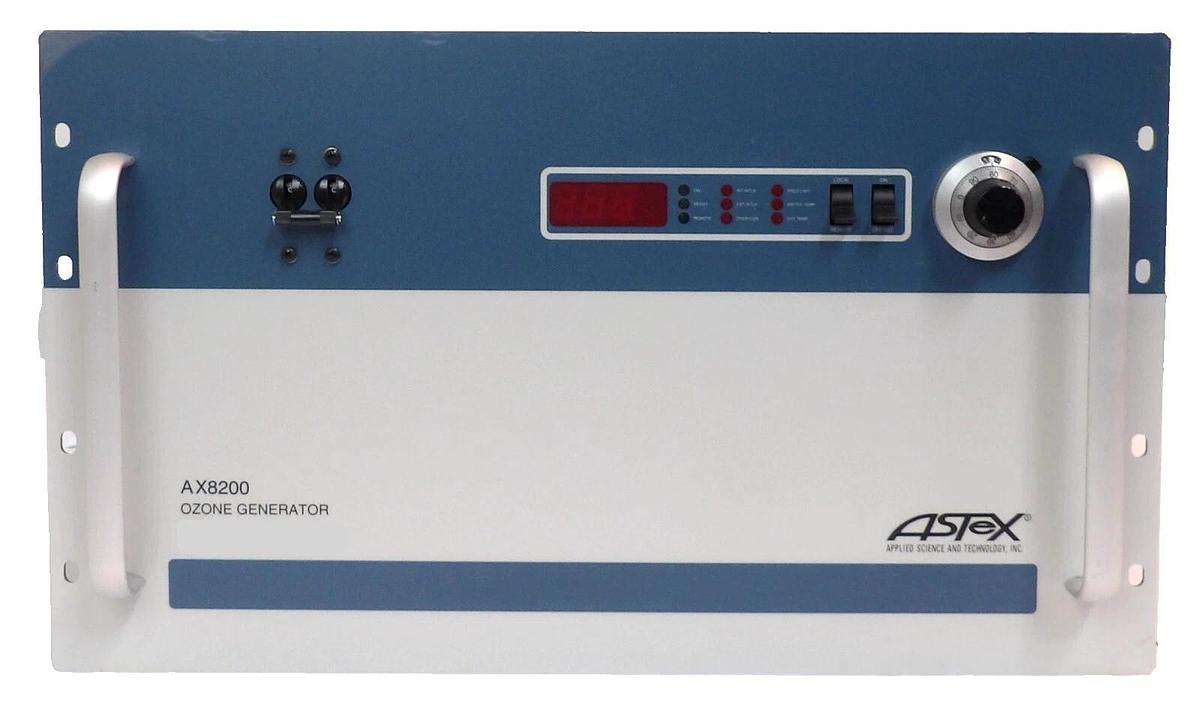 Used AX8200 ASTeX Applied Science & Technology AX8200A-CE Ozone Generator MKS Working