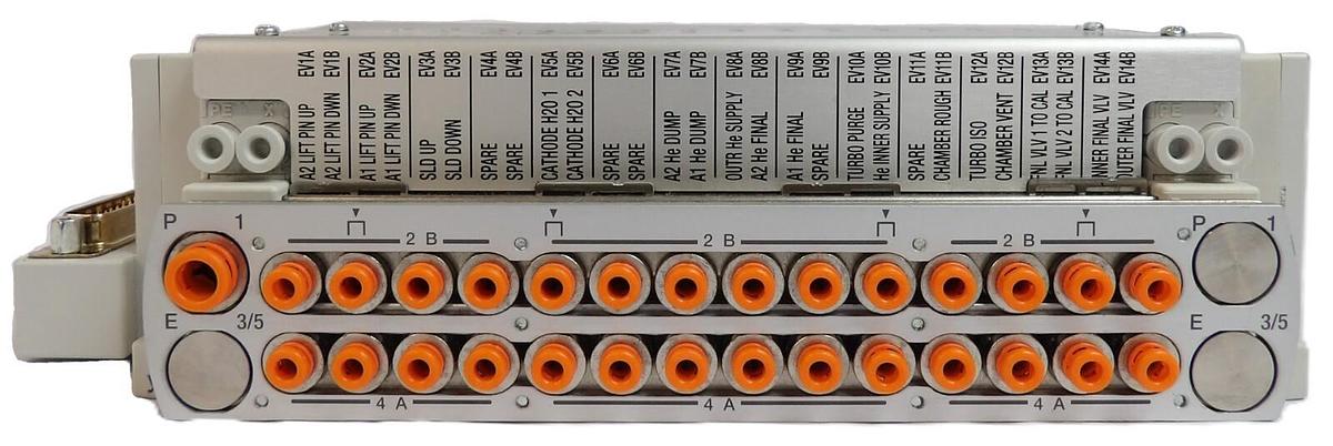 Used SMC 4060-01257 14-Port Pneumatic Manifold Module Working Surplus