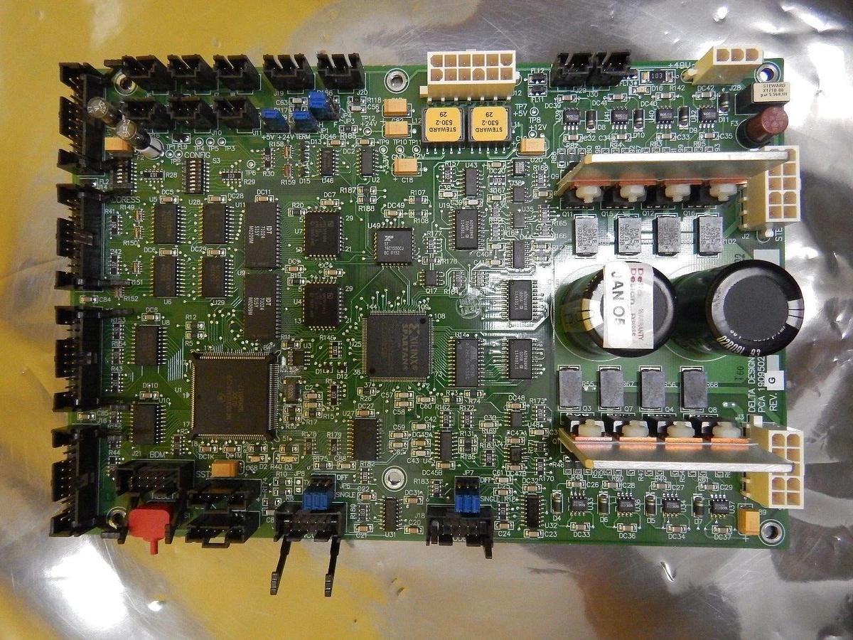 Used Delta Design 1909502-501 Dual Stepper Controller Board PCB Servo Drive Working