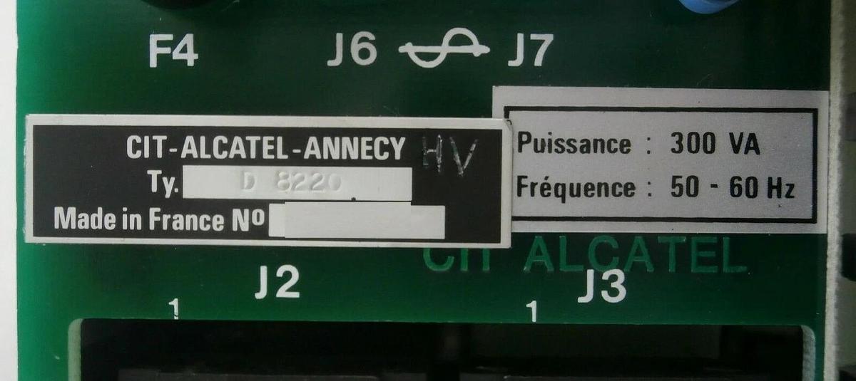 Refurbished Alcatel D 8220 Turbomolecular Pump Controller CFF 450 TURBO D8220 Refurbished