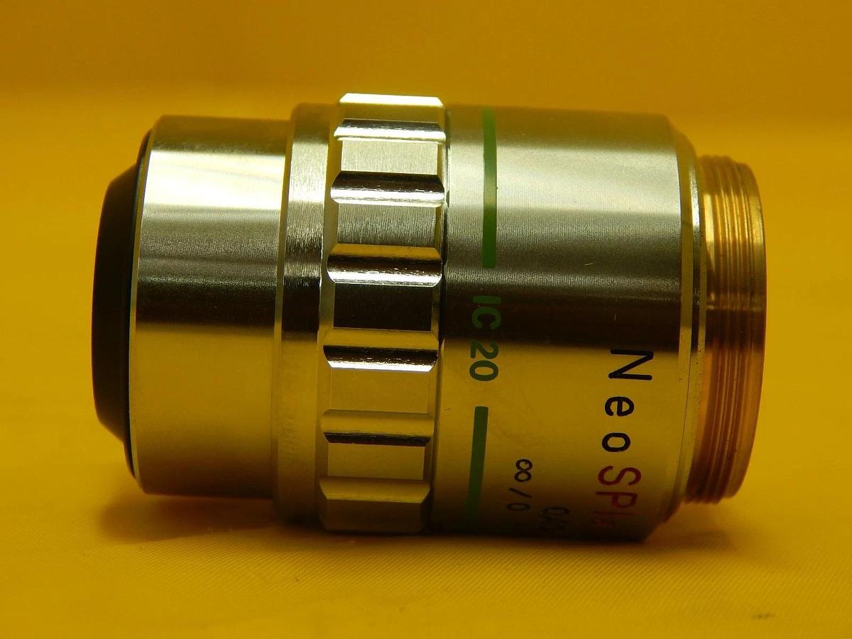 Used Olympus NeoSPlan 20 NIC 0.40 ∞/0 f=180 Microscope Objective IC 20 KLA-Tencor