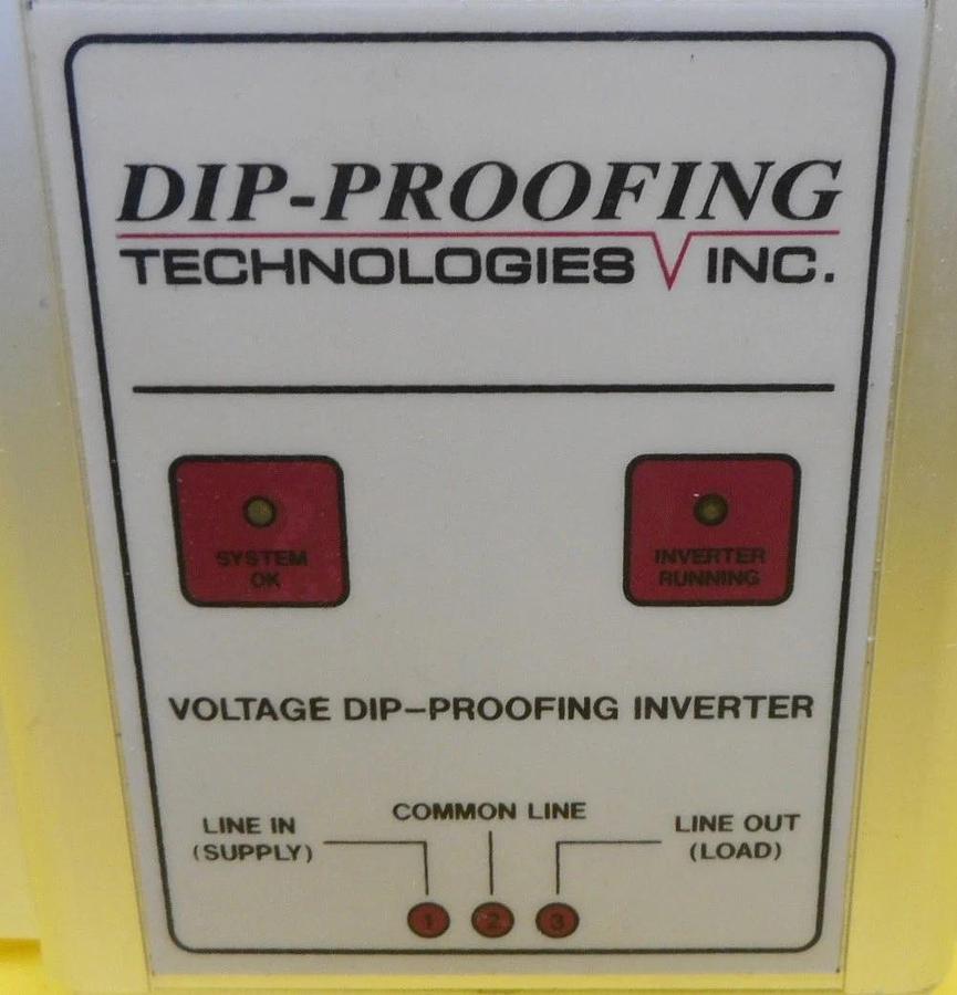 Used DIP Proofing Technologies DPI52S 25-208 Voltage Dip Proofing Inverter Used