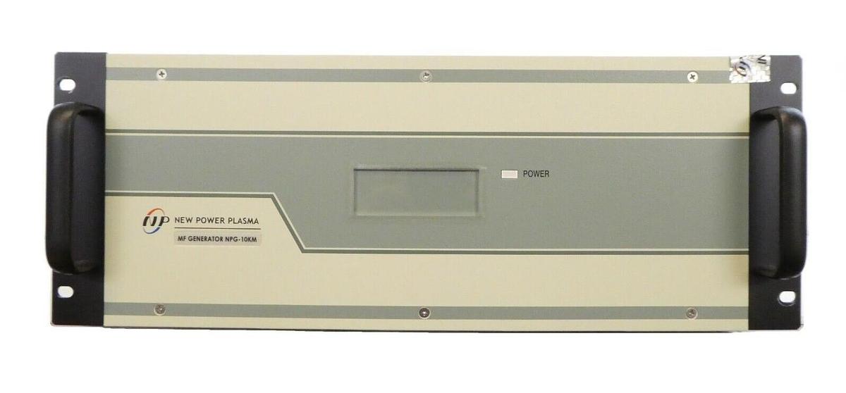 Used NP New Power Plasma NPG-10KM-S RF MF Generator Spare Surplus