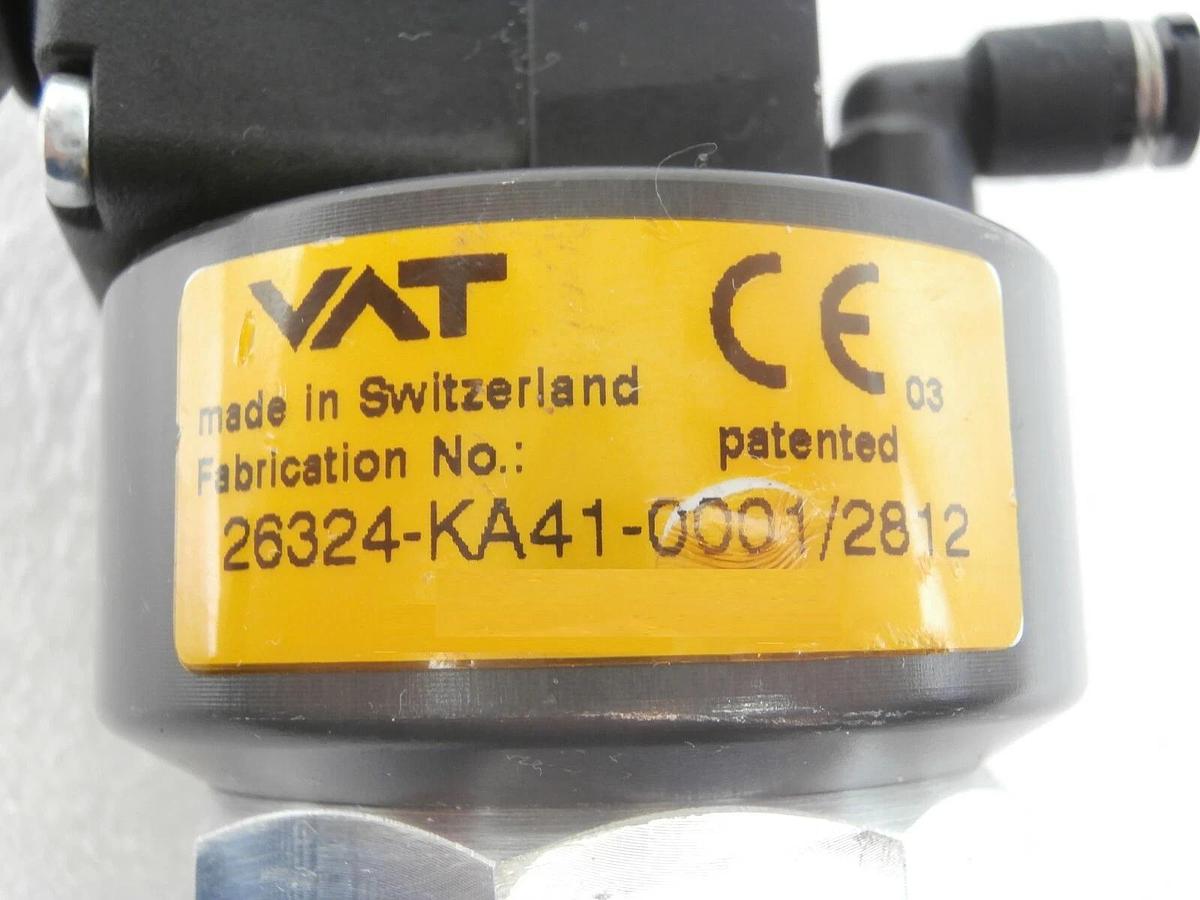 Used VAT 26324-KA41-0001 HV Angle Valve AMAT Applied Materials SemVision cX Working