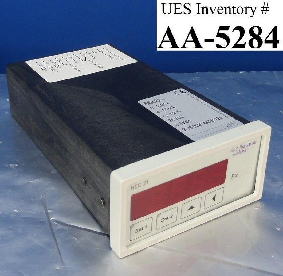 Used Halstrup Walcher REG 21 Differential Pressure Transmitter Used Working