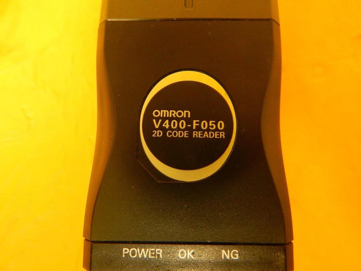 Used Omron V400-F050 2D Code Reader Camera 25mm TV Lens with Cable Used Working