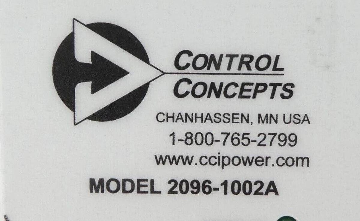 Used Control Concepts 2096-1002A SCR Power Controller AMAT 0190-43080 Working Spare