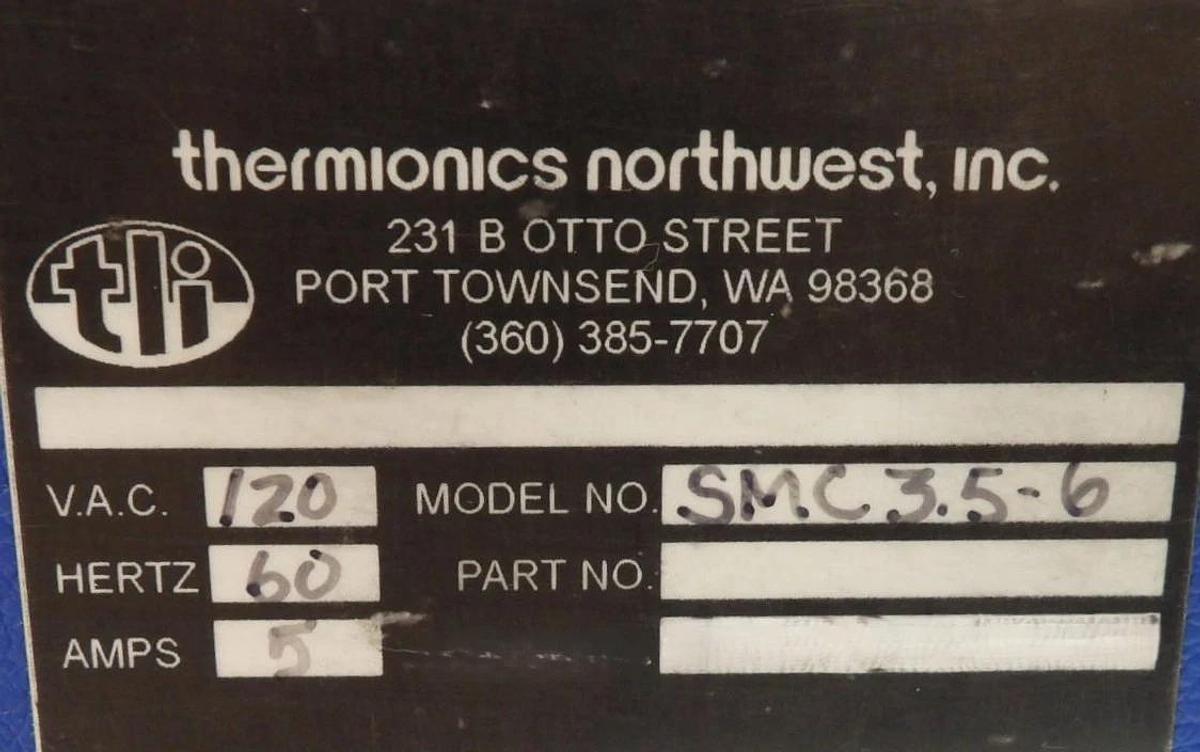 Used TLI Thermionics SMC3.5-6 Stepping Motor Controller SMC Series Spare Surplus