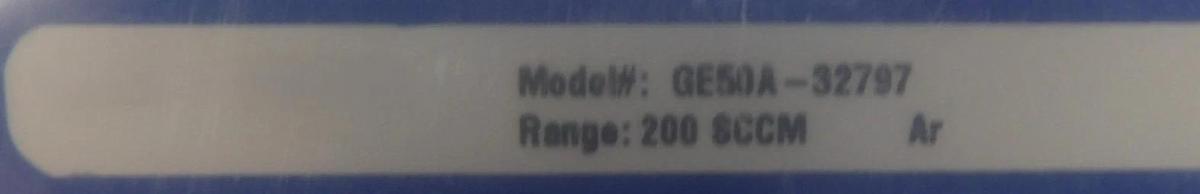 MKS Instruments GE50A-32797 Mass Flow Controller MFC 200 SCCM Ar New