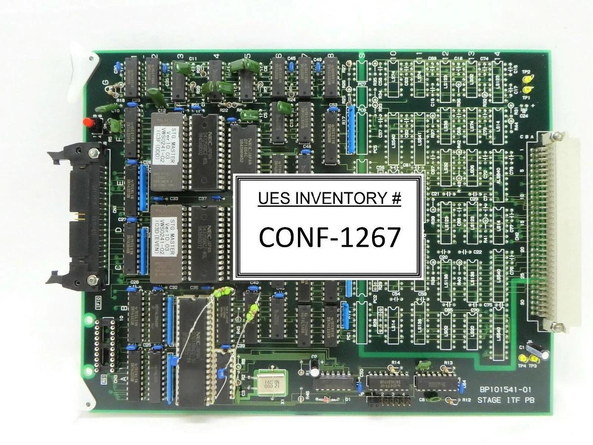 Used JEOL BP101541-01 STAGE ITF PB PCB Card JWS-2000 Wafer Detect SEM Working Spare