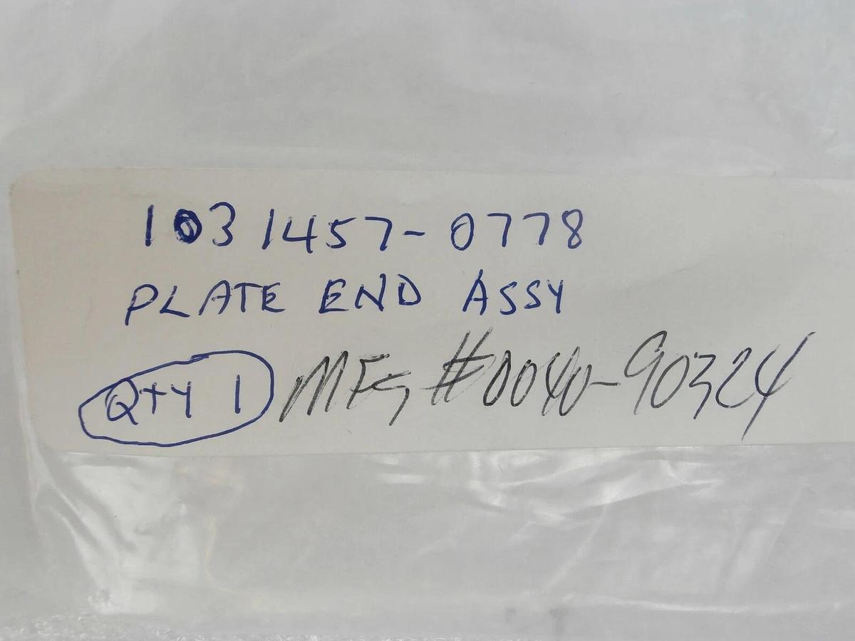 Used AMAT Applied Materials 0040-90324 Plate End Arc Chamber 1031457-0778 Working