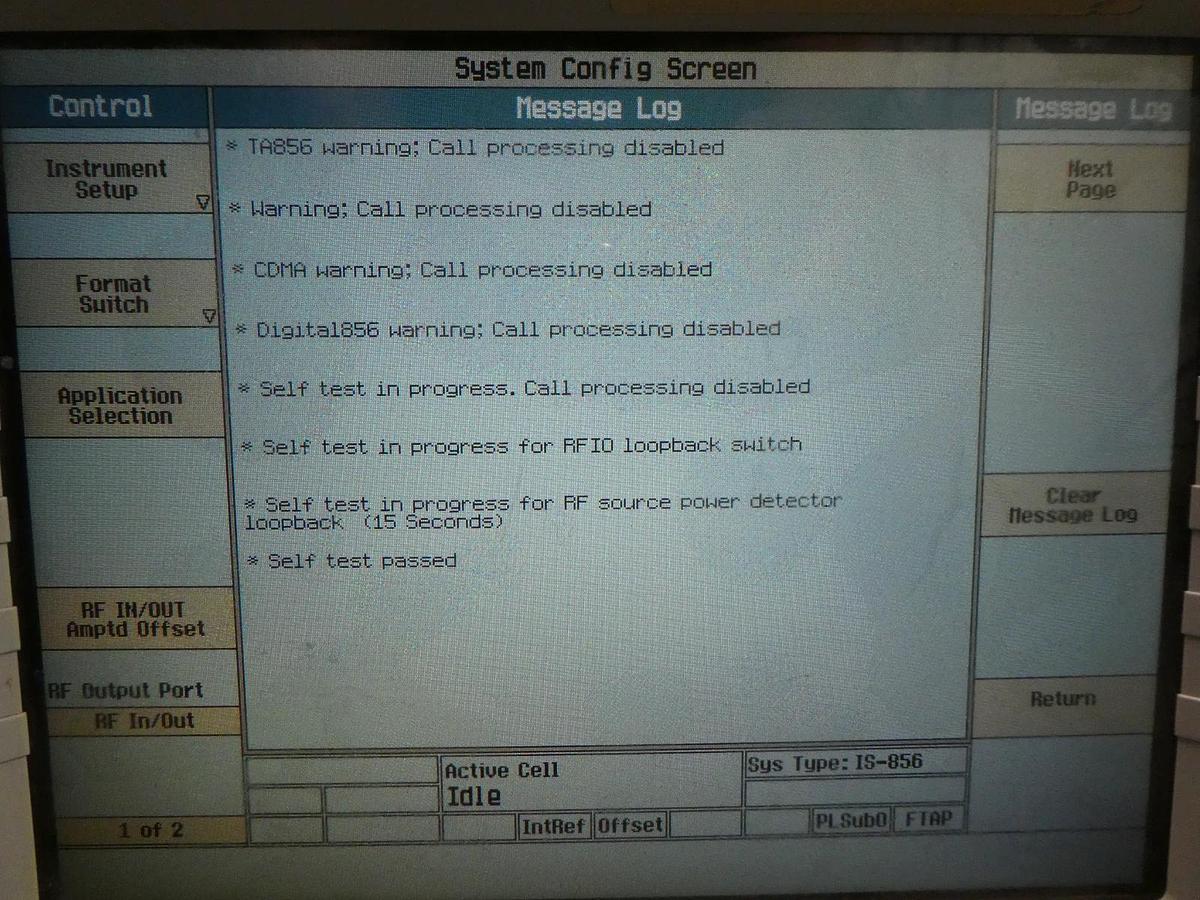 Used Agilent E5515C Wireless Communications Test Set 8960 002 003 58C Spare Working
