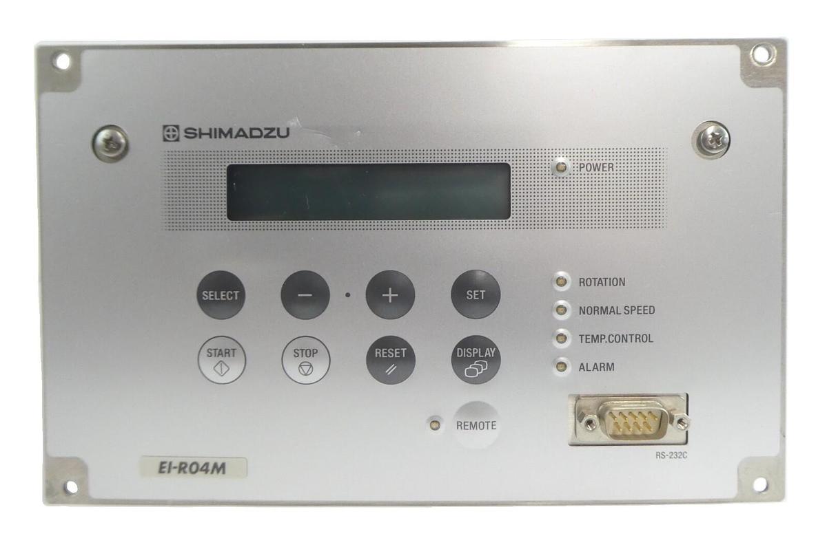 Used Shimadzu EI-R04M K1 Turbomolecular Pump Controller Hitachi M-712E Tested Working