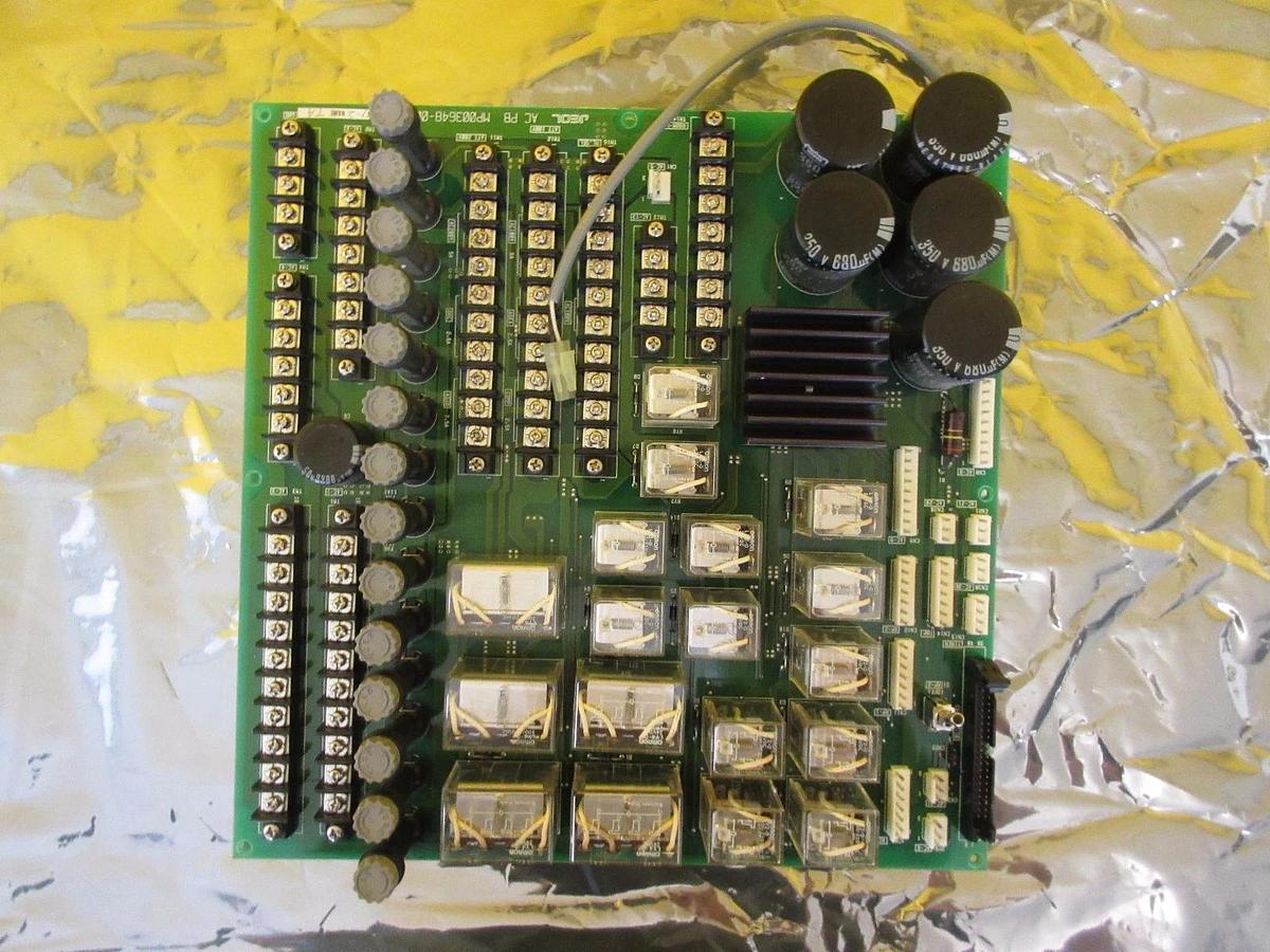 Used JEOL MP003648-00 AC PB Relay Power Distribution Board PCB JEM-2010F TEM Used