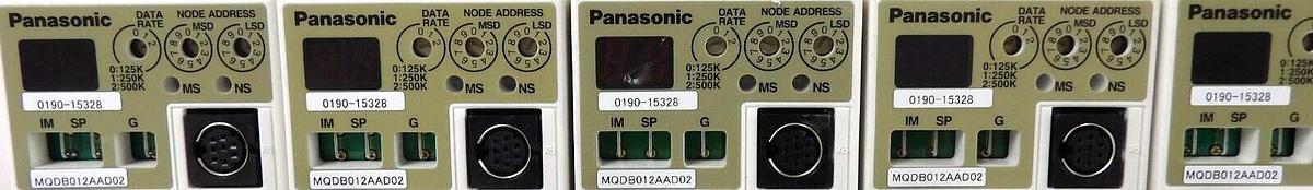 Used Panasonic MQDB012AAD MQDB012AAD02 Servo Drive AMAT 0190-15328 Lot of 6 Working