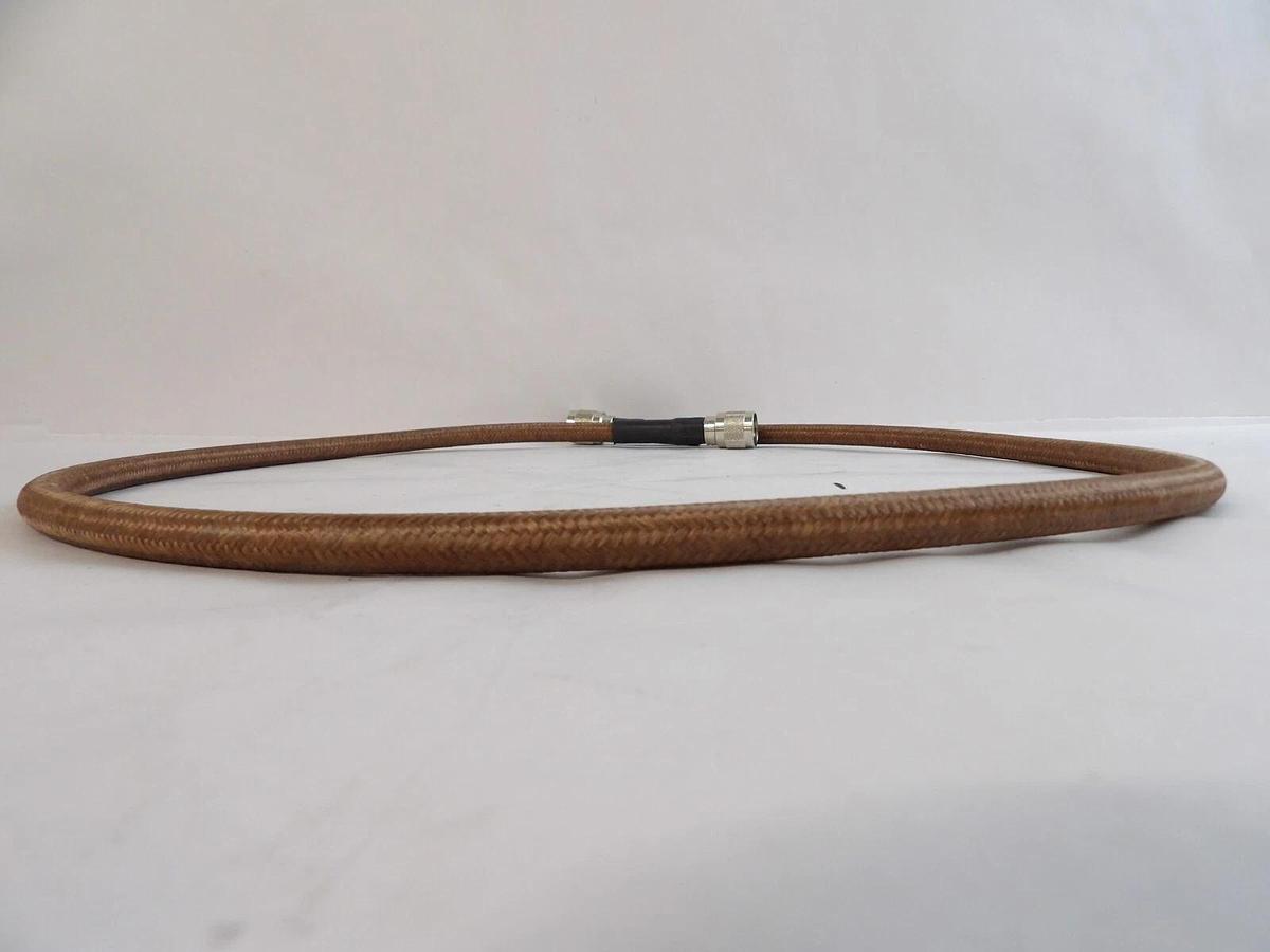 Used Novellus Systems 38-360340-00 RF Coaxial Cable 4 Foot Reseller Lot of 4 Working