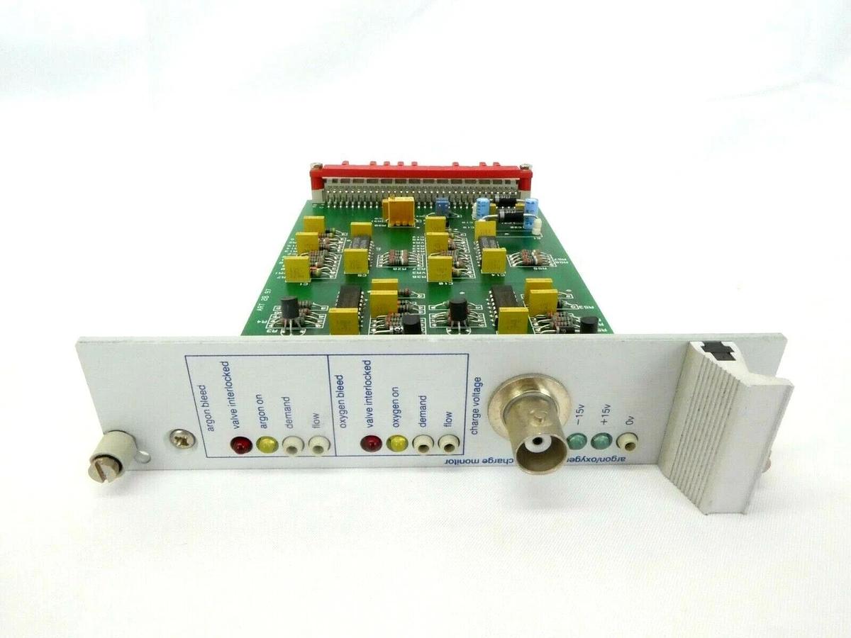 Used AMAT Applied Materials 0100-91145 Argon/Oxygen Bleed and Charge Monitor PCB Card