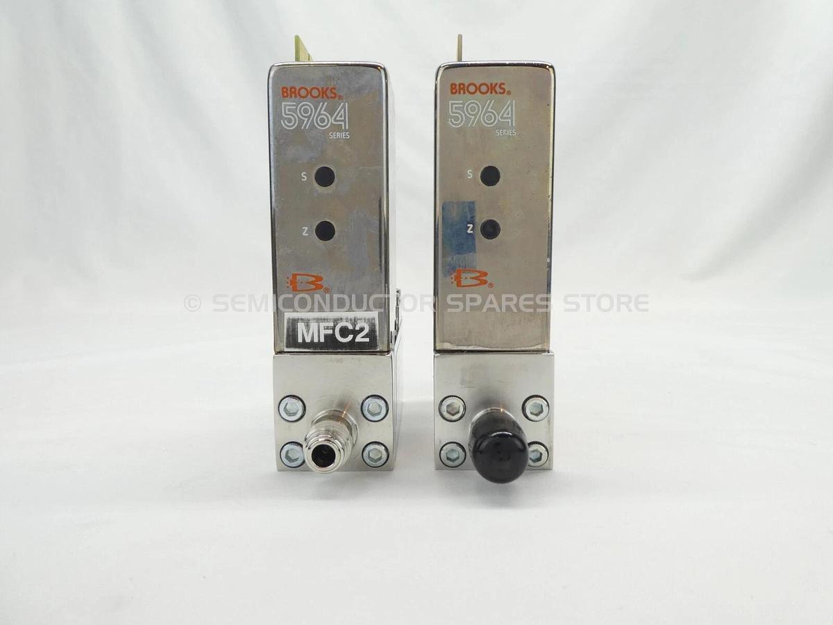 Refurbished Brooks 01-0624R-022 Mass Flow Controller MFC 5964 N2 Lot of 2 OEM Refurbished