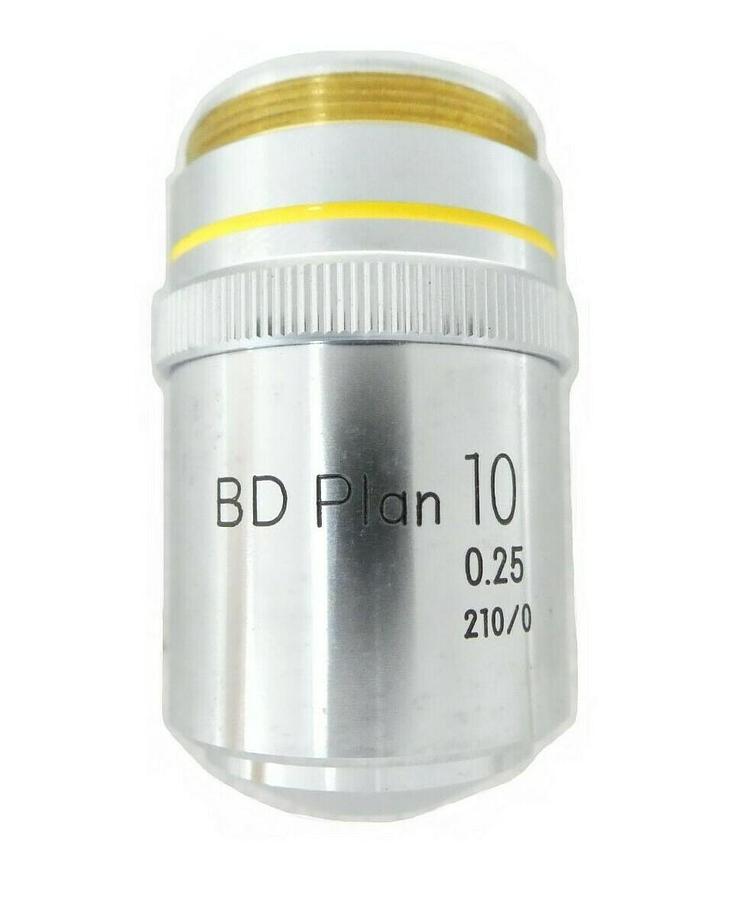 Used Nikon Precision BD Plan 10 0.25 Microscope Objective 210/0 Working Surplus