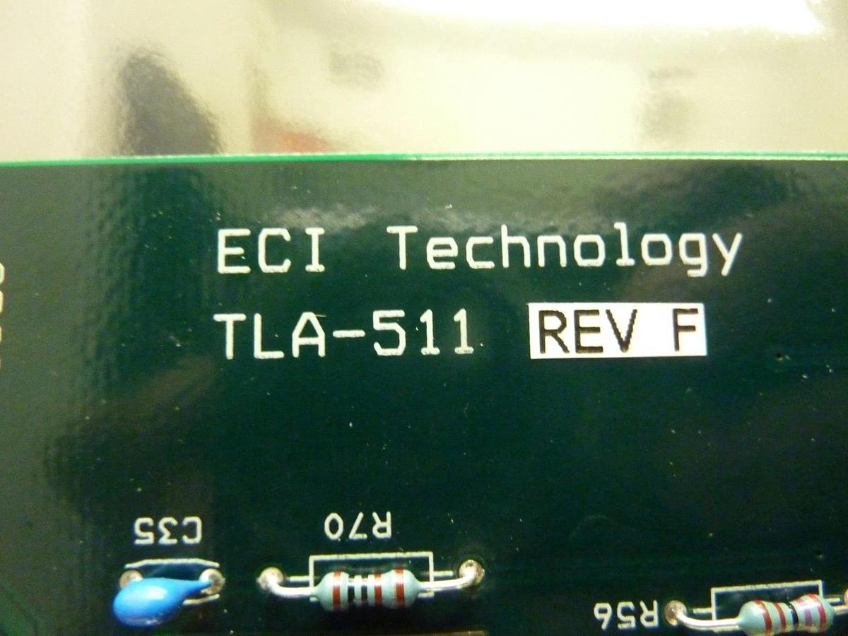 Used ECI Technology TLA-511 Interface Processor Board PCB Card QLC-5001 Used Working